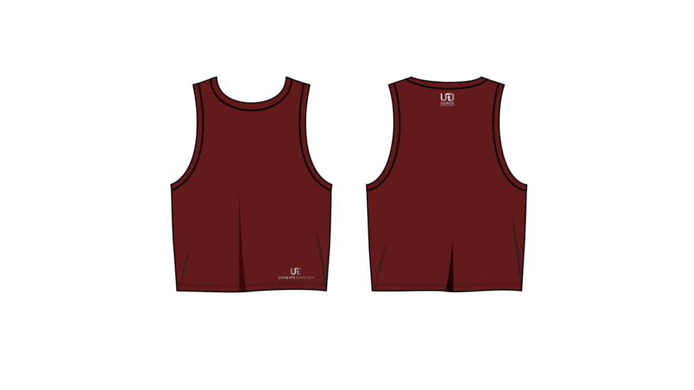 Ultimate Direction Velum Crop Top - Womens, Rust, SM, 83481124RU-SM