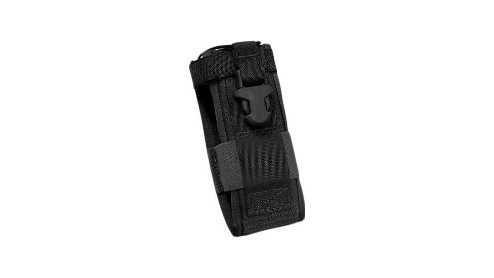 Uncle Mike's Law Enforcement Universal Large Radio Pouch, Black 7702430