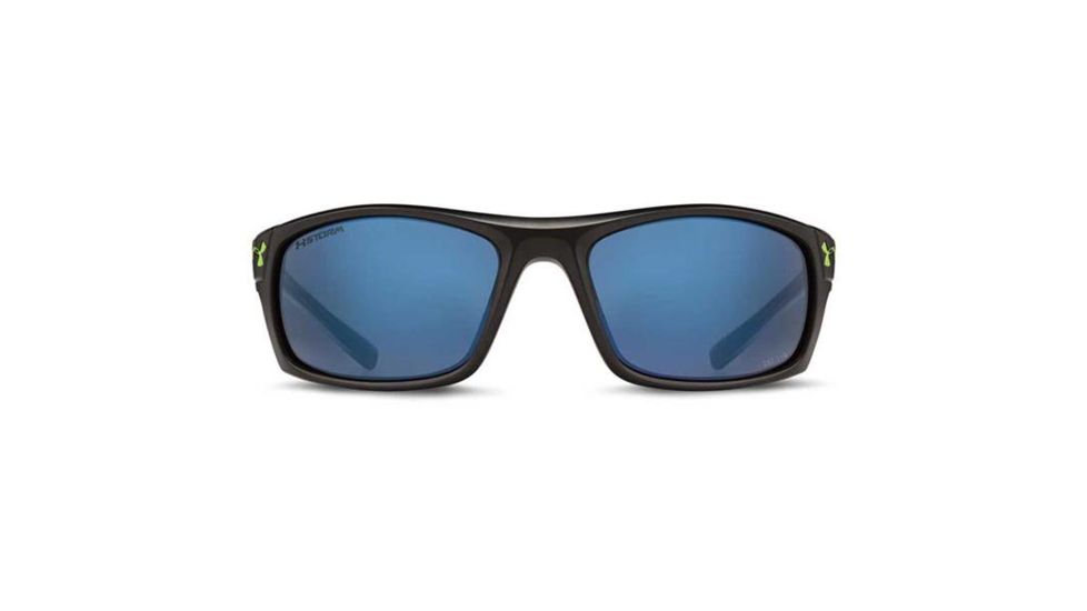 Under Armour Keepz Storm,Black w/Black Rubber,Gray Polarized w/Blue ML, U8630062-010168