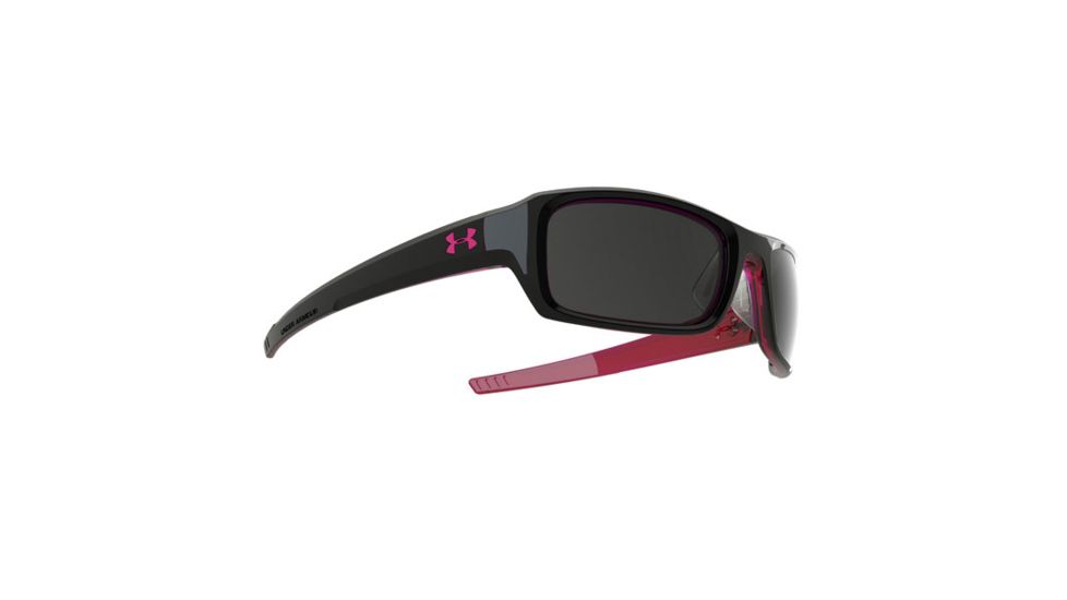 Under Armour Surge, Crystal Clear Frame w/Magenta Base, Gray Lens, U8600033-2800