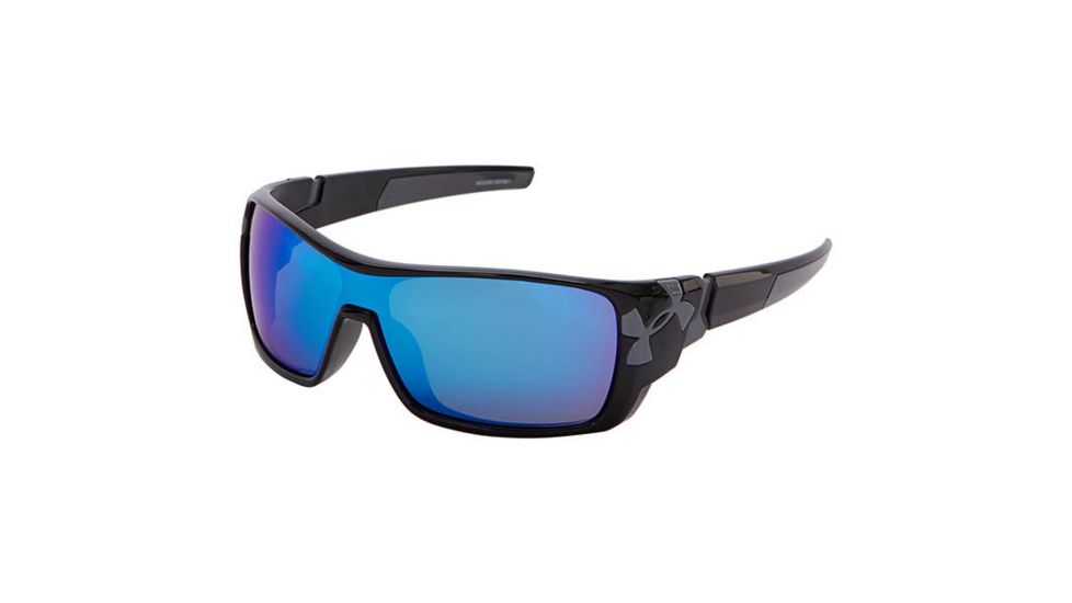 Under Armour Trick, Black, w/Charcoal Gray Hinge/Tip, Gray w/Blue ML, U8600063-000961