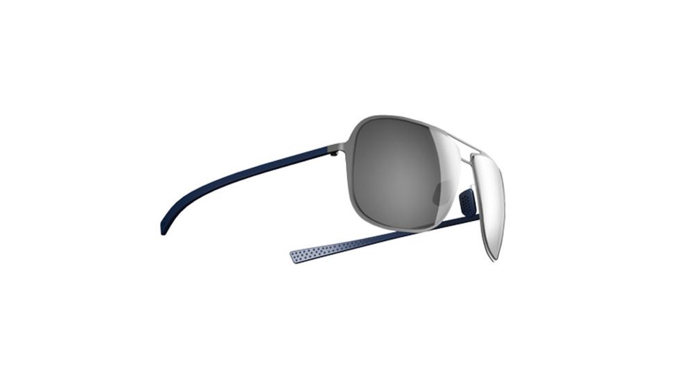 Under Armour Alloy, Satin Silver Frame w/Navy Rubber, Gray Lens, U8600056-934001