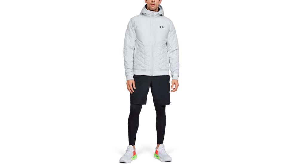 Under Armour CG Reactor Performance Hybrid Jacket - Mens, Halo Gray, X-Large, 1342692014XL