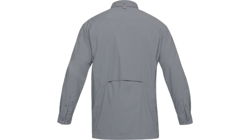 Under Armour Fish Hunter Long Sleeve Solid, Steel/Graphite, MD, 1300036-036-MD