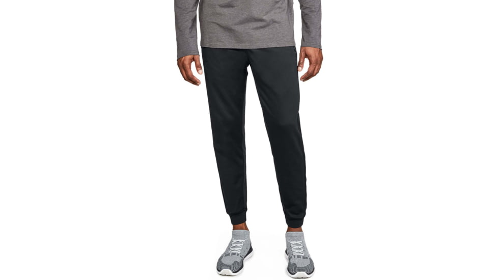 Under Armour Fleece Jogger - Men's, Small, Black, 1320760001SM