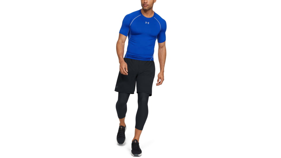 Under Armour HeatGear Armour 3/4 Legging - Men's, Medium, Black/Graphite, 1289574001MD