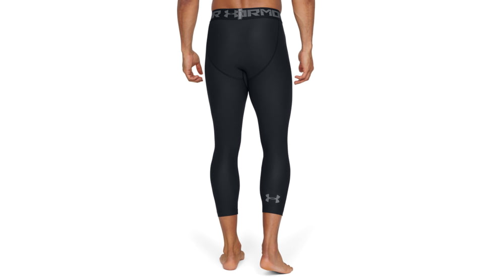 Under Armour HeatGear Armour 3/4 Legging - Men's, Medium, Black/Graphite, 1289574001MD
