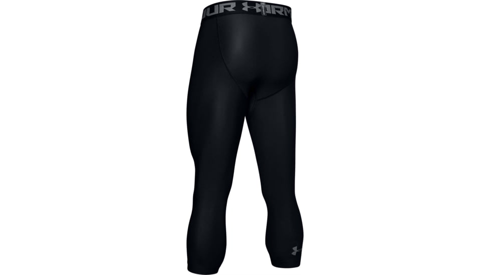 Under Armour HeatGear Armour 3/4 Legging - Men's, Medium, Black/Graphite, 1289574001MD