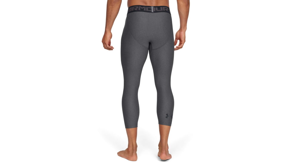 Under Armour HeatGear Armour 3/4 Legging - Men's, 3XL, Carbon Heather/Black, 12895740903XL