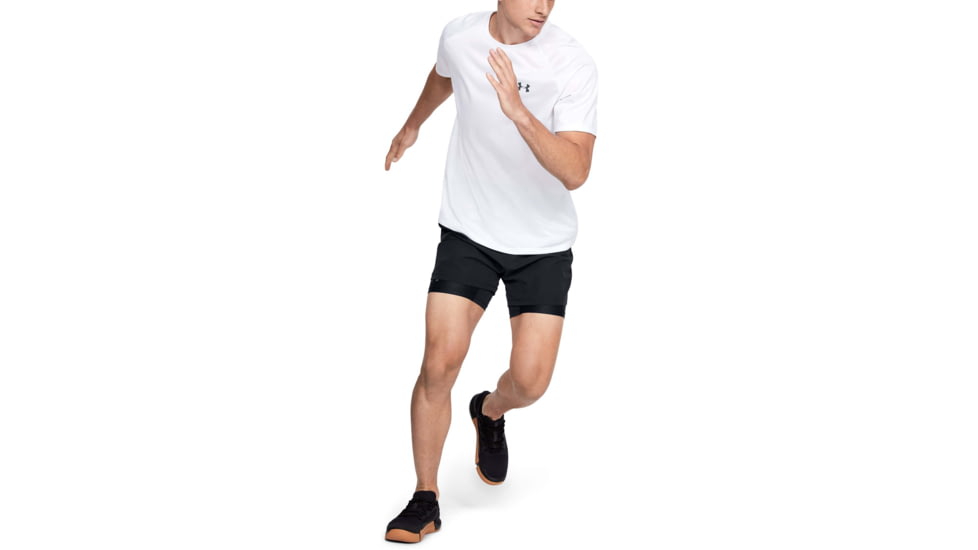 Under Armour HeatGear Armour Mid Boxer - Mens, Black, 2X-Large, 12895660012X