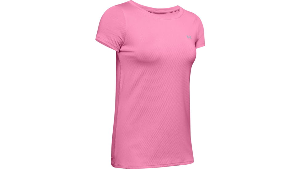 Under Armour HeatGear Armour Short Sleeve Shirt - Mens, Lipstick, Medium, 1328964691MD