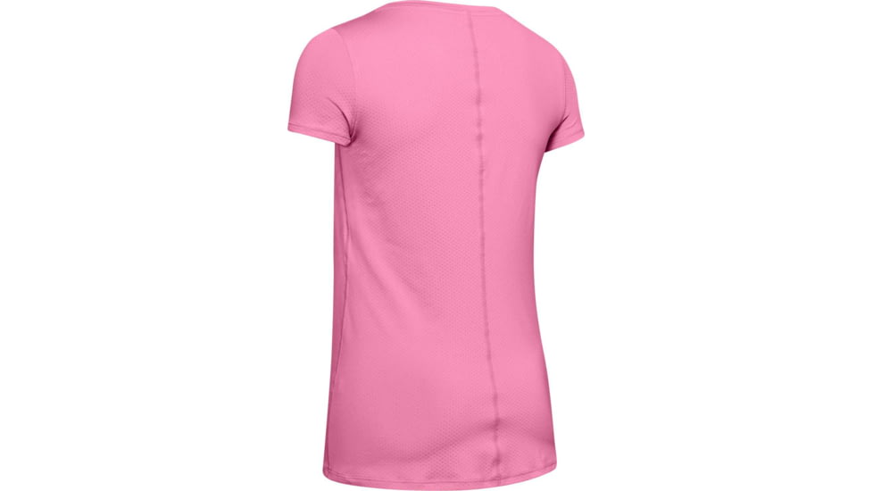 Under Armour HeatGear Armour Short Sleeve Shirt - Mens, Lipstick, Medium, 1328964691MD