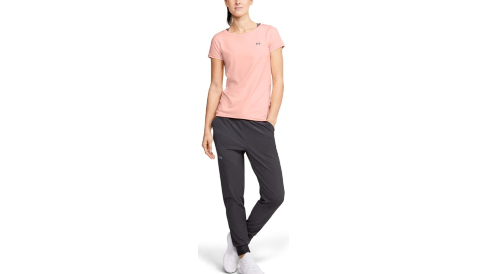 Under Armour HeatGear Armour Short Sleeve Shirt - Mens, Peach Frost, 2X-Large, 13289648452X