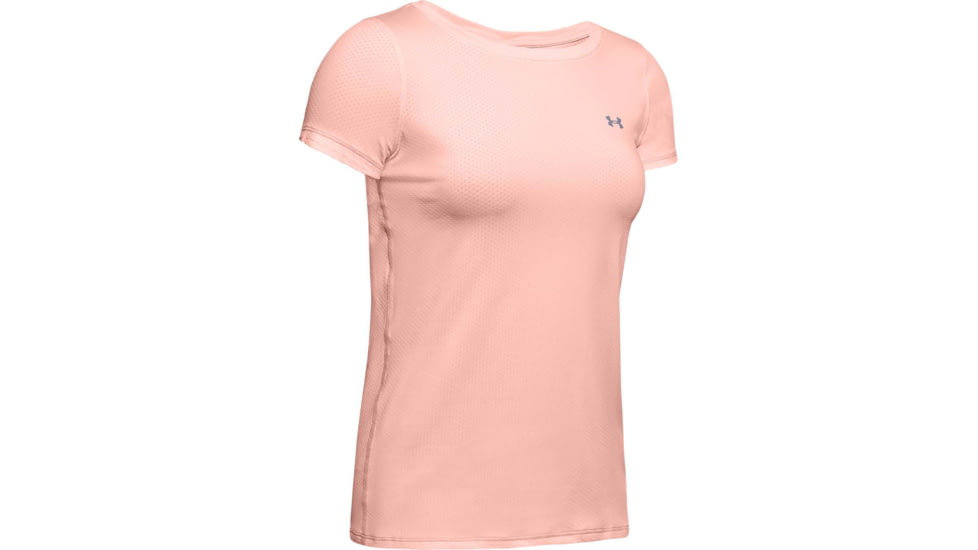 Under Armour HeatGear Armour Short Sleeve Shirt - Mens, Peach Frost, 2X-Large, 13289648452X