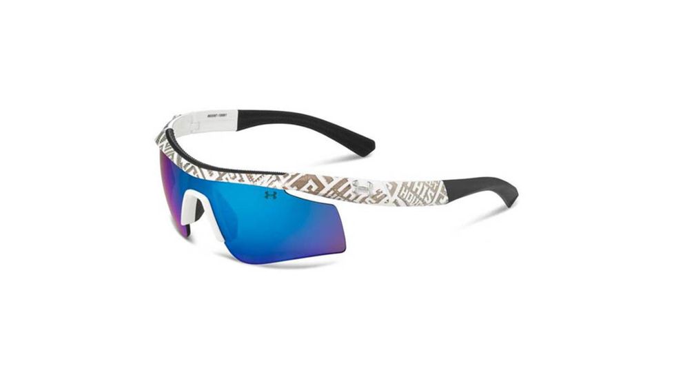 Under Armour Kids Dynamo, White w/Charcoal Gray Rubber, Gray w/Blue ML, U8600067-108861