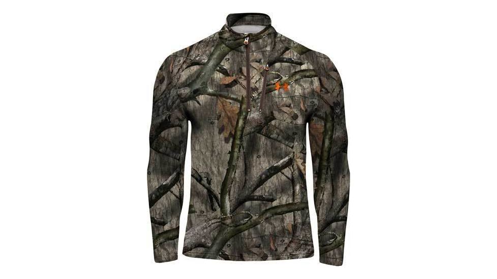Under Armour Men's ColdGear Camo Hurlock Fleece Pullover - Treestand Color 1004042-905