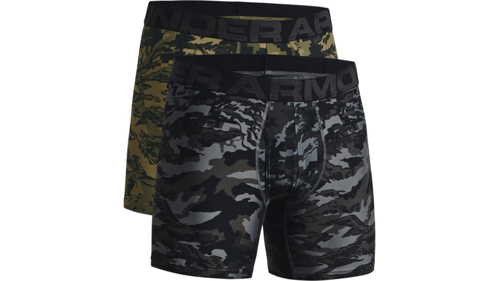 Under Armour Mens Tech 6 Boxerjock Novelty 2 Pack - 1363621390SM