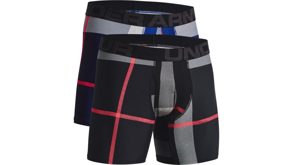Under Armour Mens Tech 6 Boxerjock Novelty 2 Pack - 13636214323X