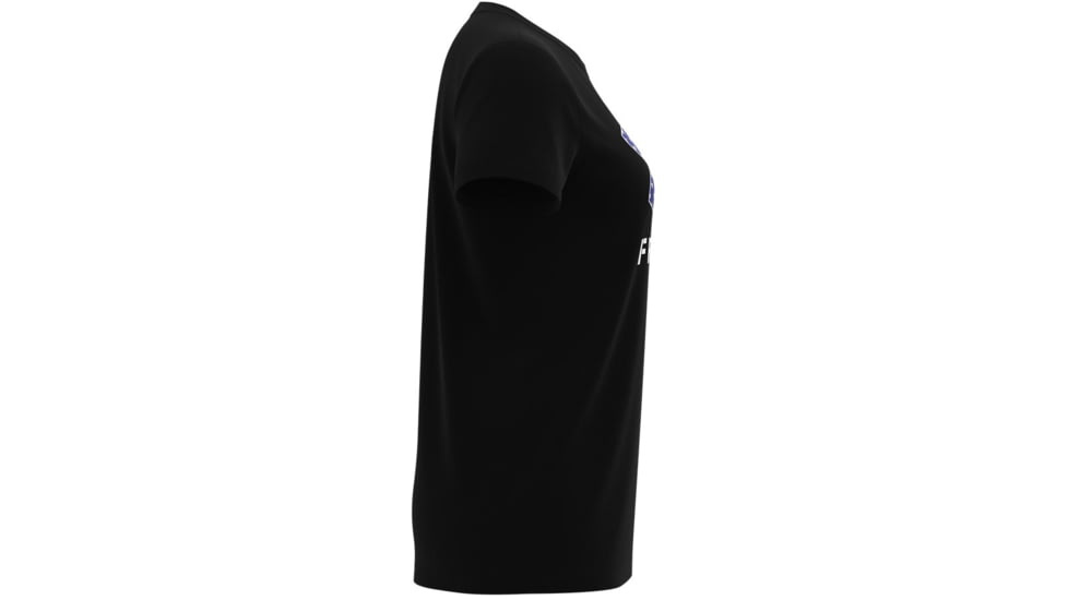 Under Armour New Freedom Logo T-Shirt - Womens, Black / White, Large, 1370815002LG