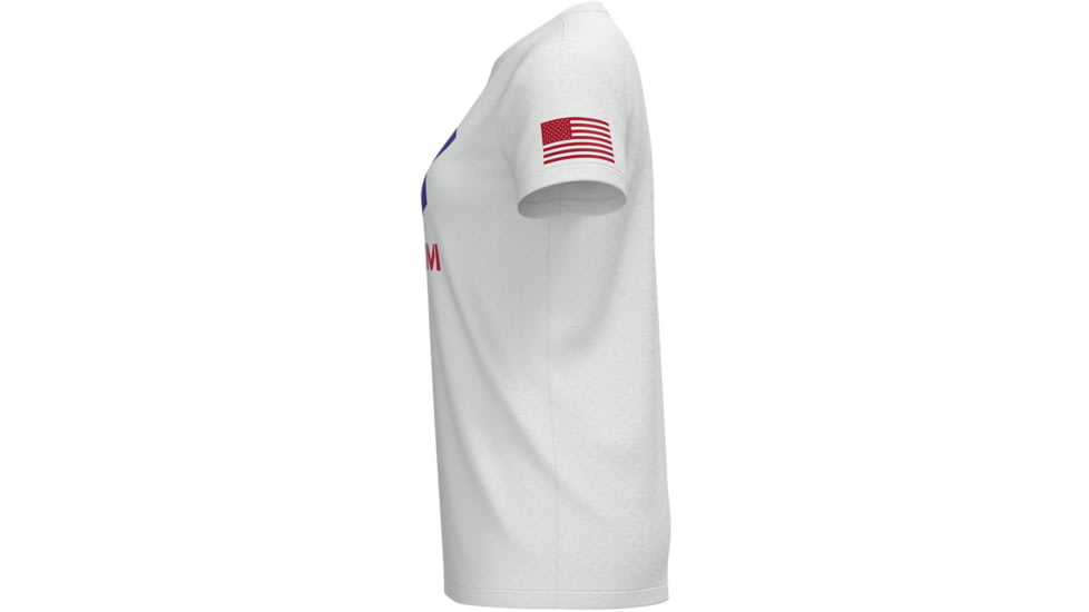 Under Armour New Freedom Logo T-Shirt - Womens, White, Small, 1370815100SM