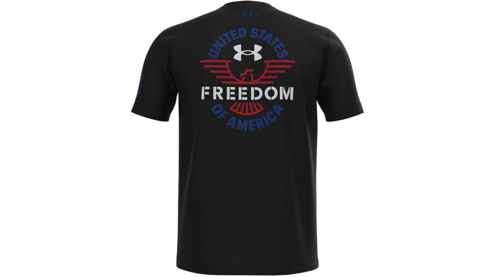 Under Armour Freedom USA T-Shirt - Men's, Black, 2XL, 13654390012X