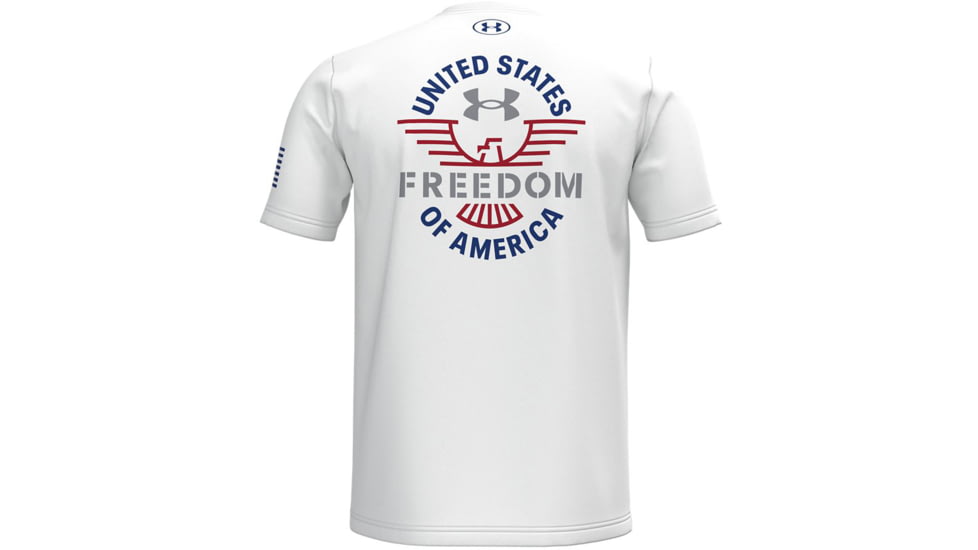 Under Armour Freedom USA T-Shirt - Men's, White, 2XL, 13654391002X