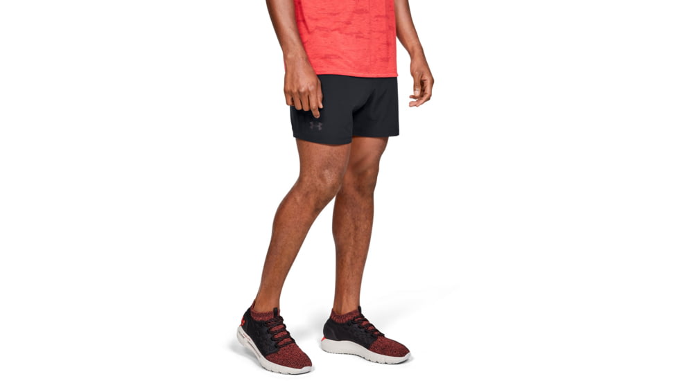 Under Armour Qualifier WG Perf Short 5in - Mens, Black, 3XL, 13276780013X