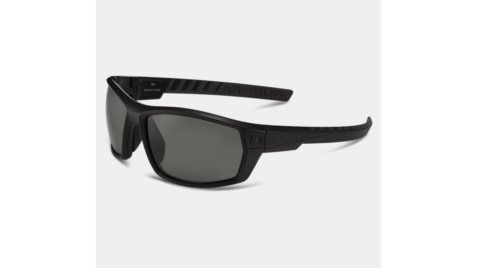 Under Armour Ranger Storm, Black w/Black Rubber, Gray Polarized Lens, U8630061-010108
