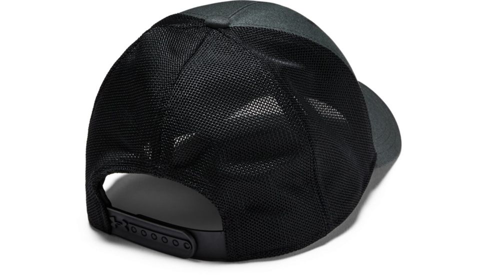 Under Armour UA Armour Twist Trucker Cap - Mens, One Size Fits All, Black, 1351416002OSFA