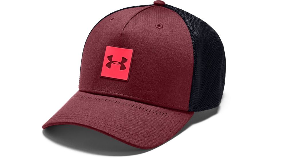 Under Armour UA Armour Twist Trucker Cap - Mens, One Size Fits All, Cordova, 1351416616OSFA