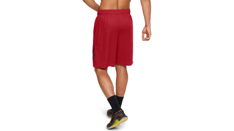 Under Armour UA Baseline 10in Court Short - Men's, 3XL, Red, 13512856003X