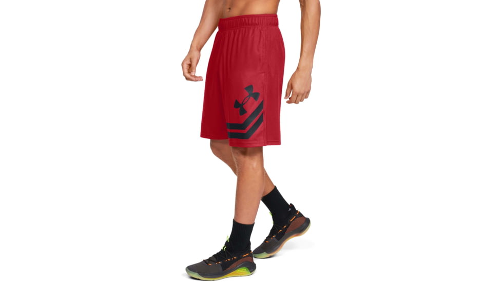 Under Armour UA Baseline 10in Court Short - Men's, 3XL, Red, 13512856003X