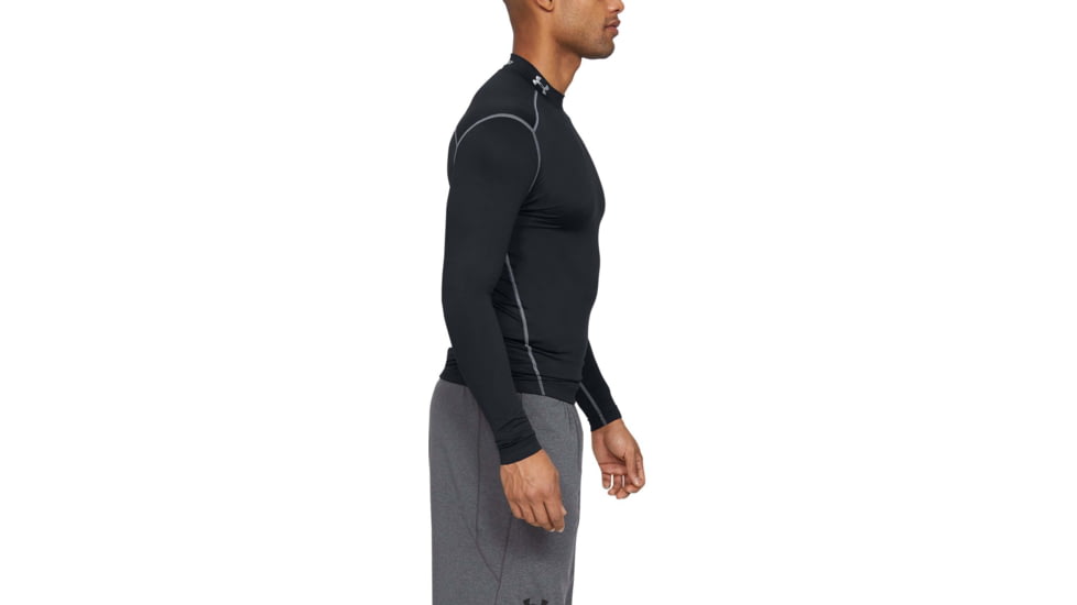 Under Armour UA ColdGear Armour Compression Mock - Mens, Black, 2X-Large, 12656480012X