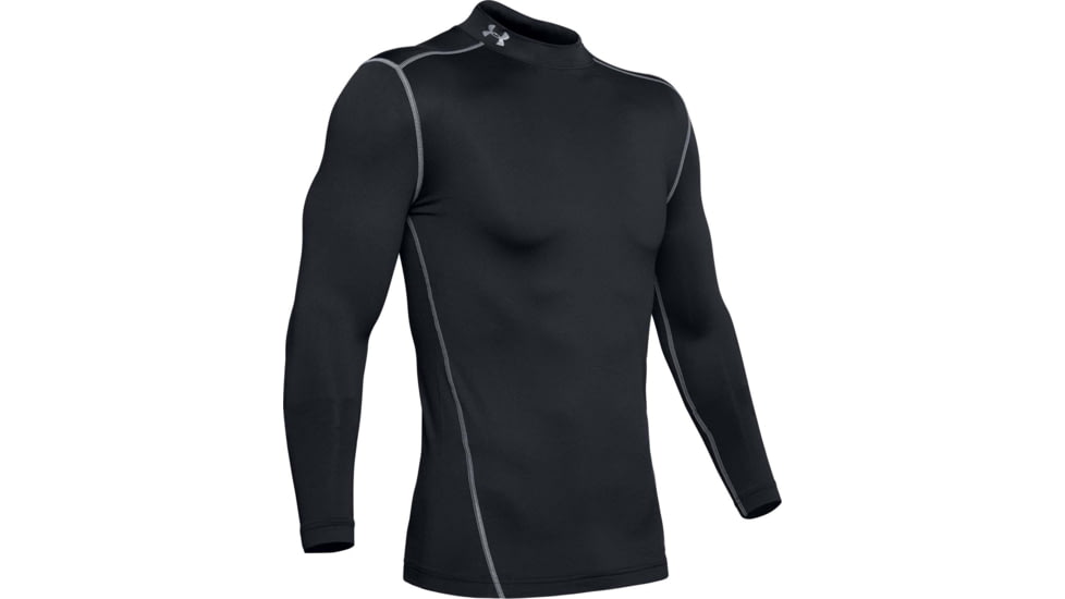 Under Armour UA ColdGear Armour Compression Mock - Mens, Black, 2X-Large, 12656480012X