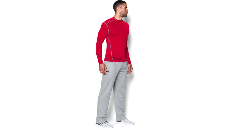 Under Armour UA ColdGear Armour Compression Mock - Mens, Red, 2X-Large, 12656486002X