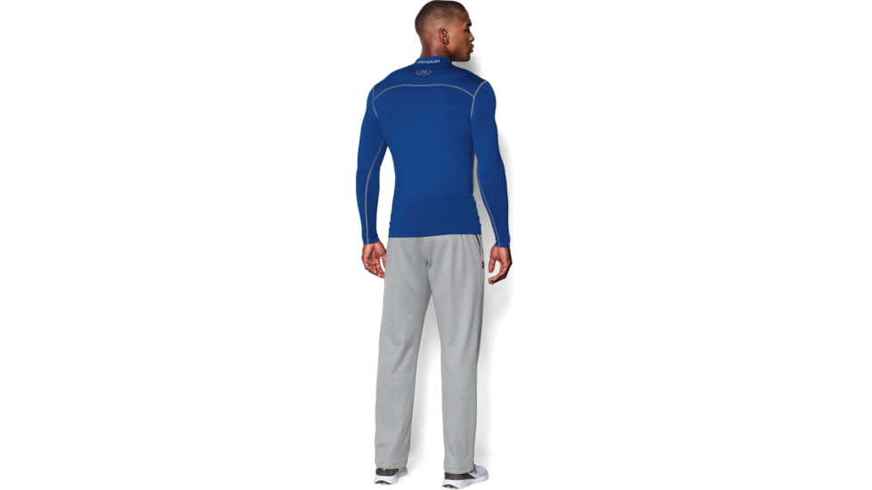Under Armour UA ColdGear Armour Compression Mock - Mens, Royal Blue, 2X-Large, 12656484002X