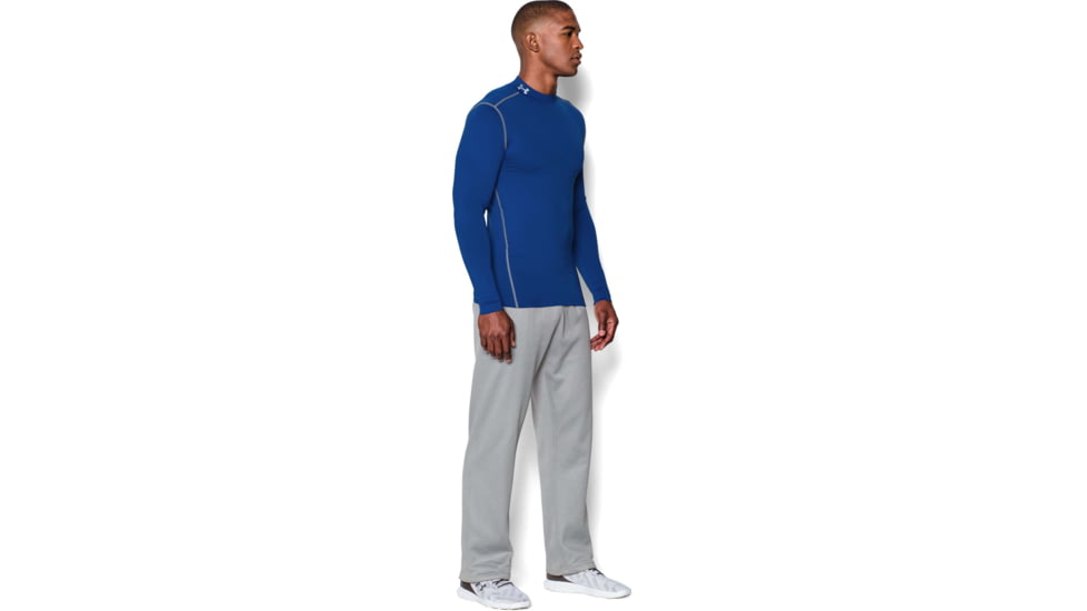 Under Armour UA ColdGear Armour Compression Mock - Mens, Royal Blue, 2X-Large, 12656484002X