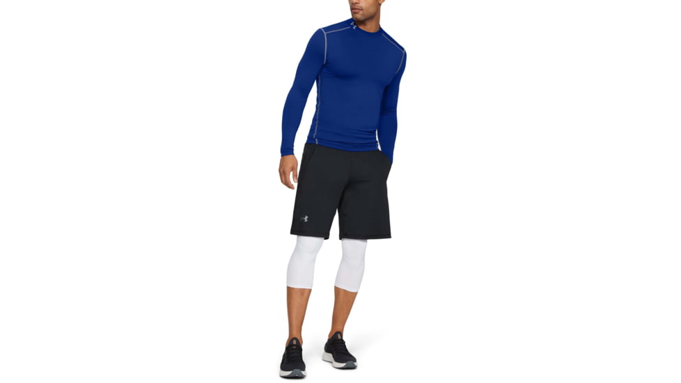 Under Armour UA ColdGear Armour Compression Mock - Mens, Royal Blue, 2X-Large, 12656484002X