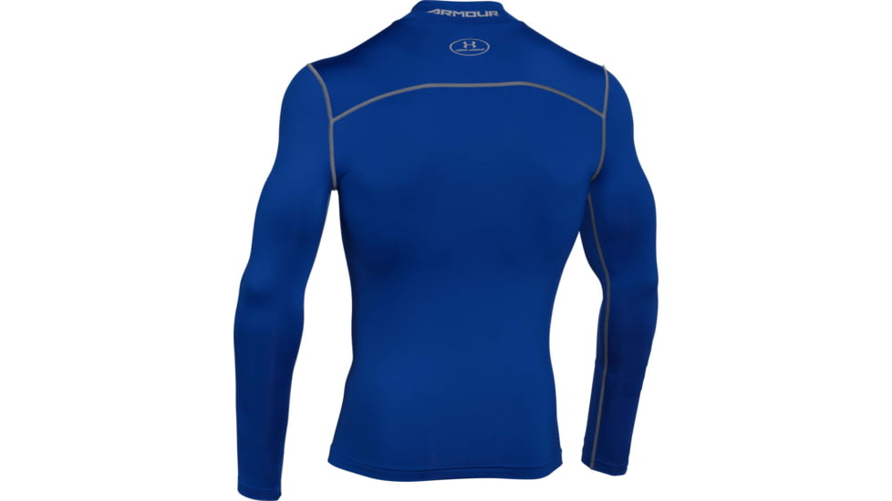 Under Armour UA ColdGear Armour Compression Mock - Mens, Royal Blue, 2X-Large, 12656484002X