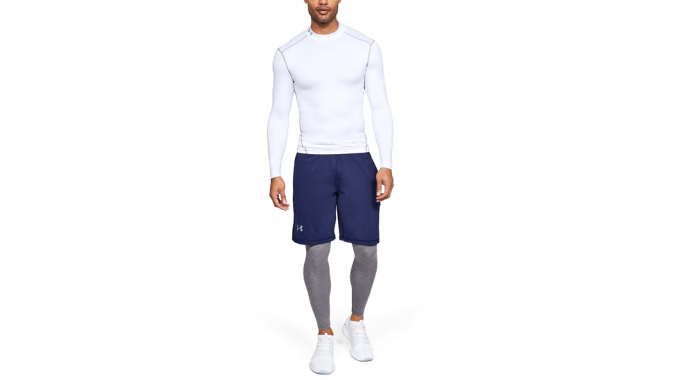 Under Armour UA ColdGear Armour Compression Mock - Mens, White, Large, 1265648100LG