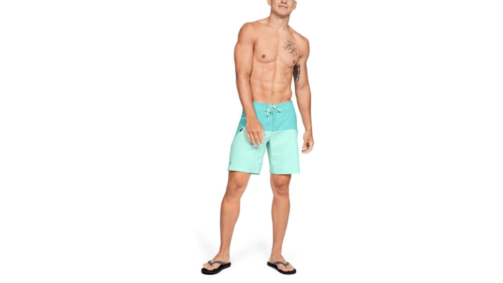 Under Armour UA Fish Hunter Boardshorts - Mens, 42, Radial Turquoise, 135114448242