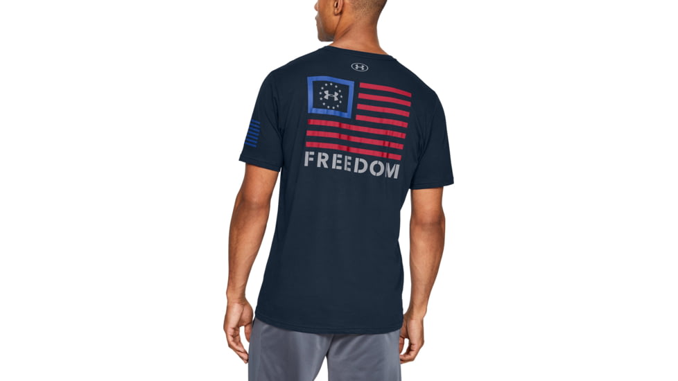Under Armour UA Freedom Banner Tactical Graphic T-Shirt - Mens, Academy, X-Large, 1352147408XL