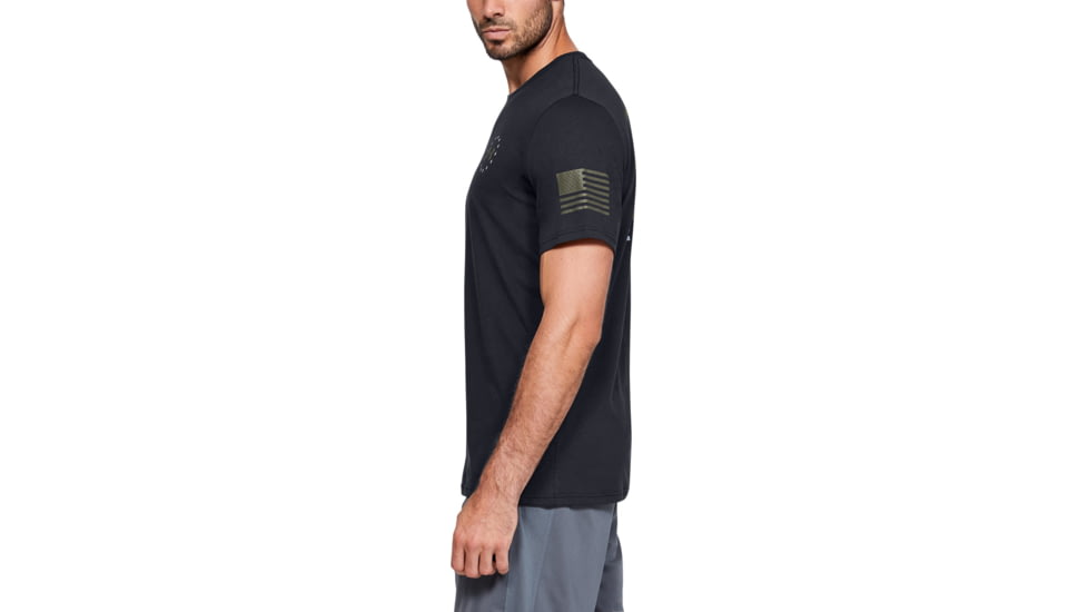 Under Armour UA Freedom Banner Tactical Graphic T-Shirt - Mens, Black, 2X-Large, 13521470012X