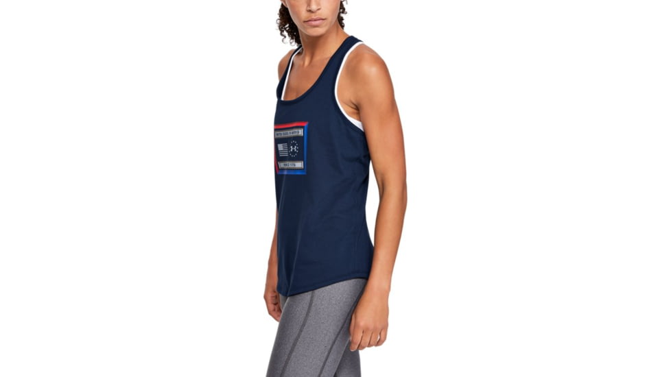 Under Armour UA Freedom Lock Up Tank - Womens, Large, 1352146408LG