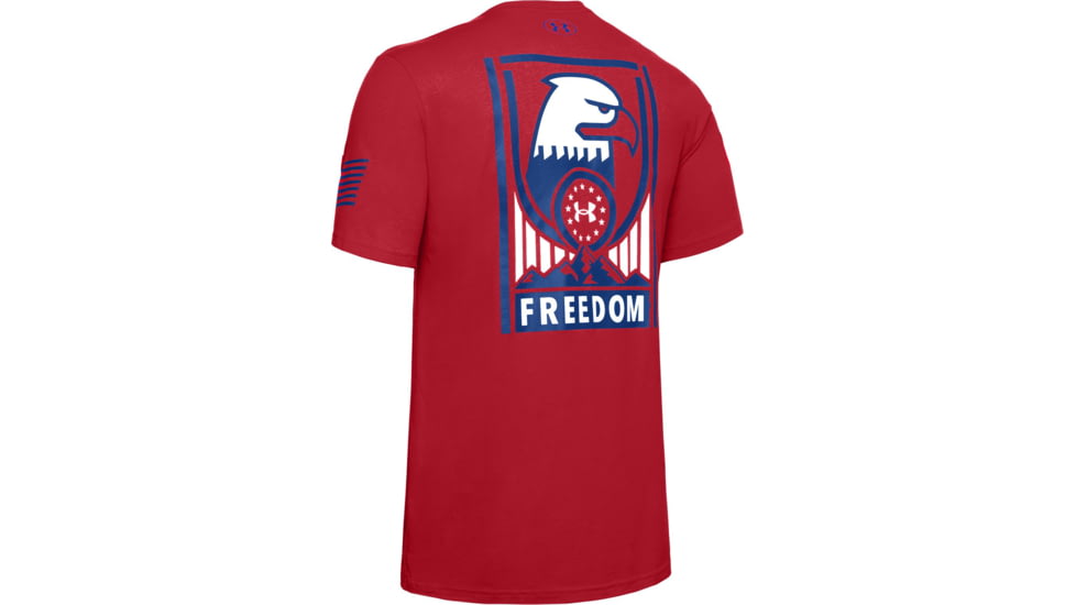 Under Armour UA Freedom Sentinel T-Shirt - Mens, Red, Small, 1352152601SM