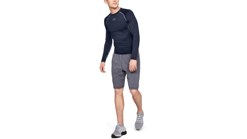 Under Armour UA HeatGear Armour Long Sleeve Compression Shirt - Mens, Midnight Navy, 3X-Large, 12574714103X