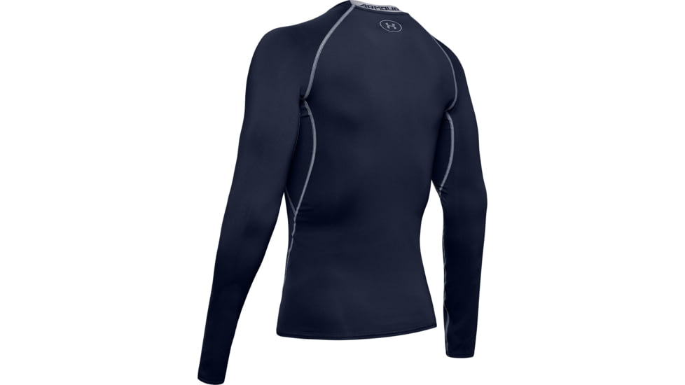 Under Armour UA HeatGear Armour Long Sleeve Compression Shirt - Mens, Midnight Navy, 3X-Large, 12574714103X