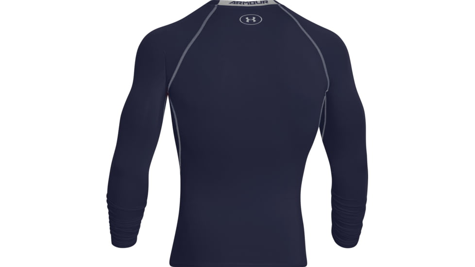 Under Armour UA HeatGear Armour Long Sleeve Compression Shirt - Mens, Midnight Navy, 3X-Large, 12574714103X