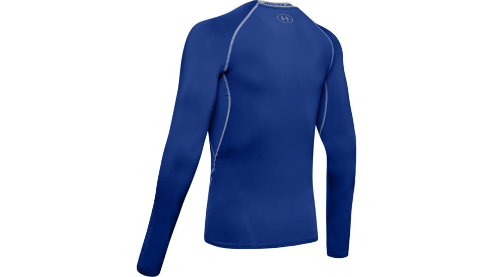 Under Armour UA HeatGear Armour Long Sleeve Compression Shirt - Mens, Royal, X-Large, 1257471400XL