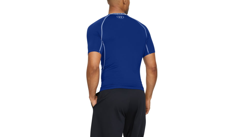 Under Armour UA HeatGear Armour Short Sleeve Compression Shirt - Men's, 2XL, Royal Blue, 12574684002X